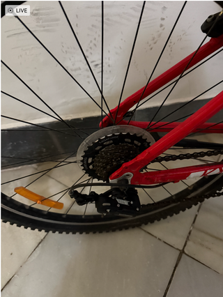 Bicicleta Monty KX8 26 MTB Roja