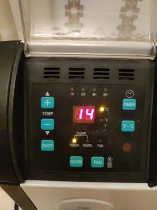 Calefactor Tronic programable con mando