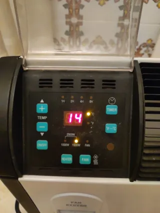 Calefactor Tronic programable con mando