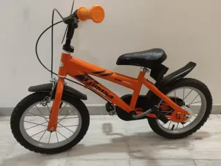 Bici infantil 14 naranja sin uso