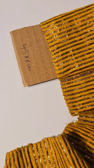 Galón lamé hojilla oro antiguo