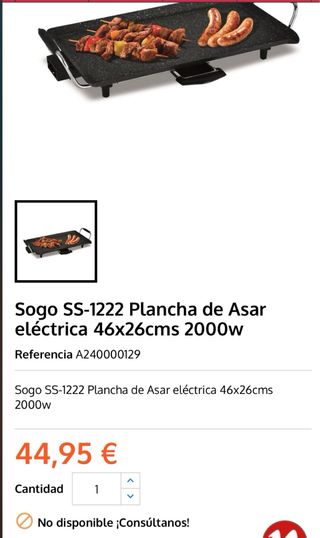 Ferro da Stiro Elettrico SOGO 2000W