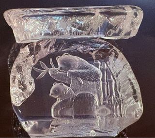 Fermacarte WWF Svenskt Glas Cristallo