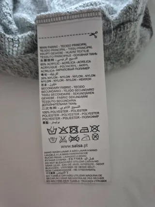 Jersey Salsa Degradado Gris y Plateado