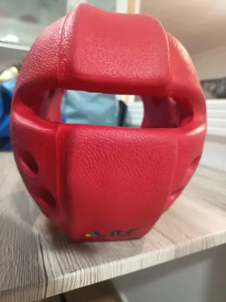 Casco Taekwondo Fujimae ITF Azul Talla M