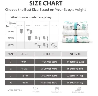 2 Sacos Dormir Bebé Invierno