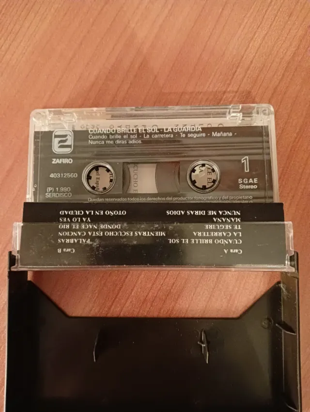 CASSETE ANTIGUO LA GUARDIA AÑOS 80
