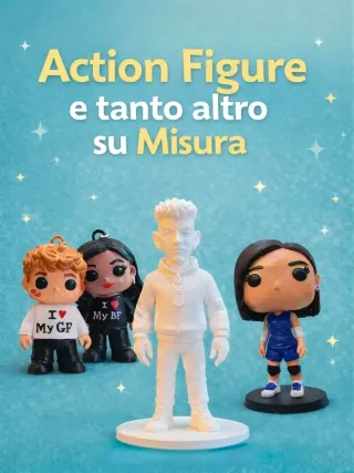 Action figure stampata in 3D - idea regalo e ogget