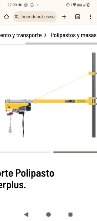 Alquiler Maquinillo Obra  por días