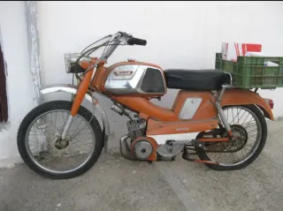 Mobylette Campera Ciclomotor Naranja