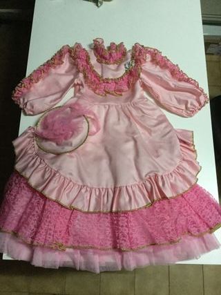 Costume Carnevale Bambina Rosa Pizzo Tulle