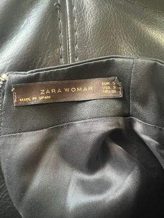 Tubino nero lana Zara Woman taglia S