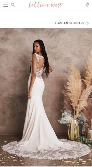 Vestido de Novia Blanco Sirena