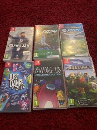 Juegos Nintendo Switch: FIFA 23, FC 24, FC 25, Amo