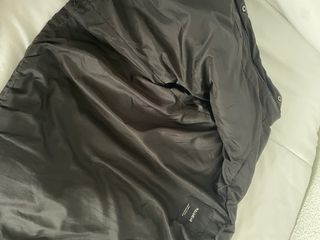 Abrigo acolchado negro