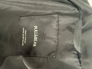 Abrigo acolchado negro