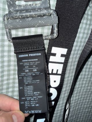 Cinturón Heron Preston Reflectante