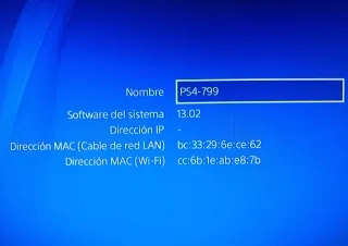 PS4 (PlayStation 4) Negra