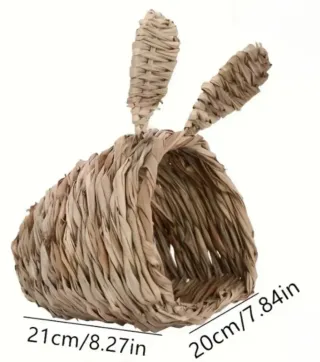 Casita NUEVA mimbre roedor/conejo