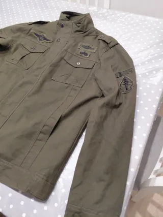 Chaqueta militar Peter verde Talla L
