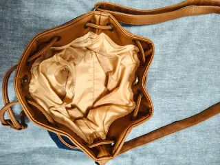 (Solo por envío)Bolso mochila vaquero y piel