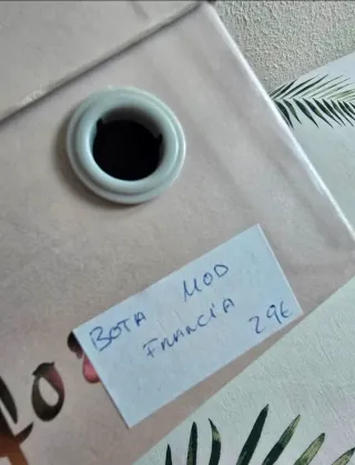 Botas ante tacón hebilla marrón talla 41