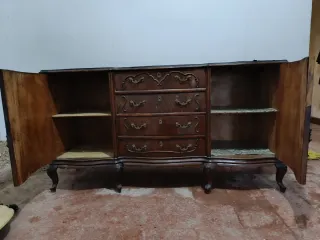 Cómoda antigua vintage madera para restaurar