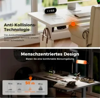 Escritorio Elevable Eléctrico 140x80 cm