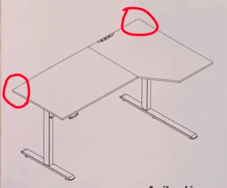 Escritorio Elevable Eléctrico 140x80 cm