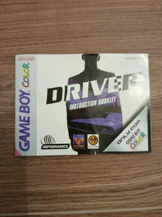 MANUAL DRIVER GAME BOY COLOR GBC NINTENDO