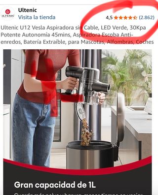 Aspiradora sin cable Sevilla