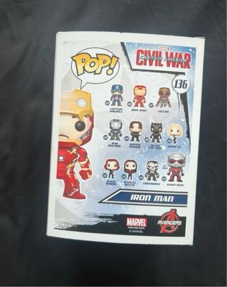 Funko Pop Iron Man 136 Civil War