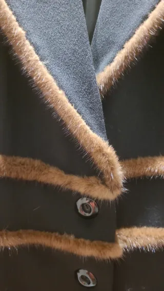 Cappotto elegante con pelliccia