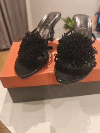 Sandalias Rebecca Sanver Negras