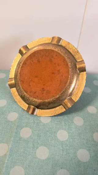 Cenicero Timón Vintage Latón