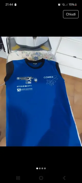 Maglietta calcio Atalanta firmata GOMEZ