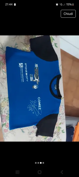 Maglietta calcio Atalanta firmata GOMEZ