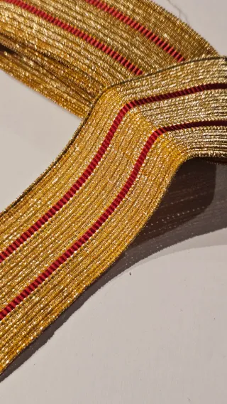 Galón Hilo Oro pasamanería antiguo