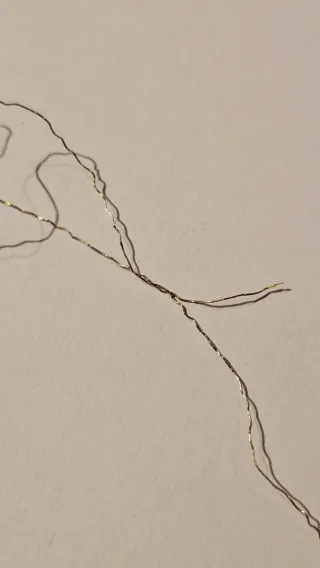 Galón Hilo Oro pasamanería antiguo