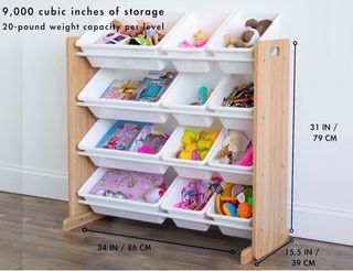 Mueble Organizador Juguetes Madera