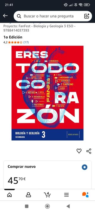 A ESTRENAR Biología y Geología 3 ESO EDELVIVES