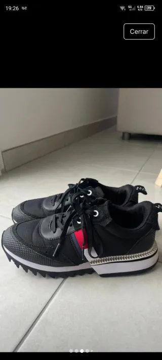 Zapatillas Tommy Hilfiger Negras Multicolor