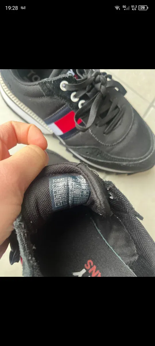 Zapatillas Tommy Hilfiger Negras Multicolor