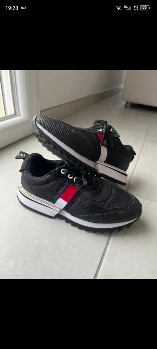 Zapatillas Tommy Hilfiger Negras Multicolor