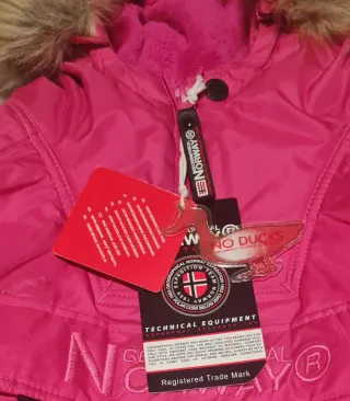 Chaqueta niña Geographical Norway rosa