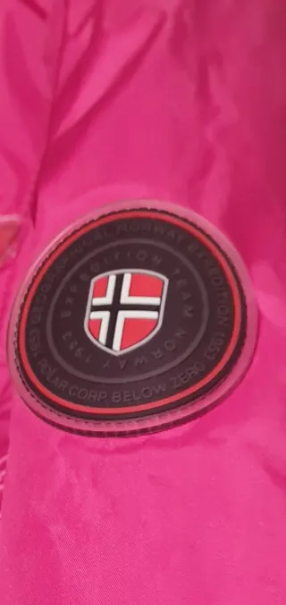 Chaqueta niña Geographical Norway rosa