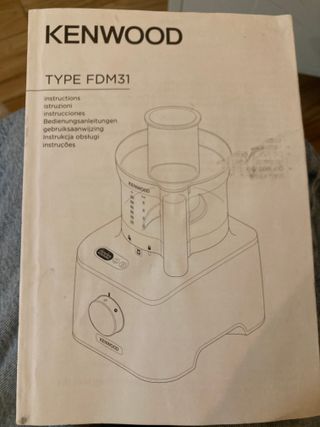 Robot Cocina Kenwood FDM31 + 8 Accesorios