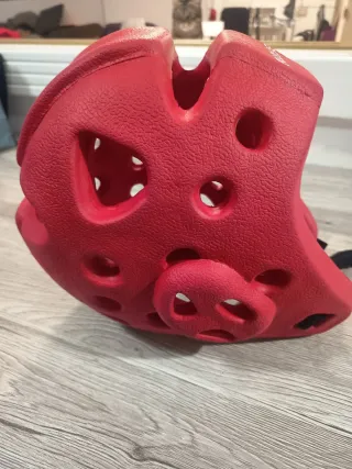 Casco Taekwondo Fujimae Azul y Rojo