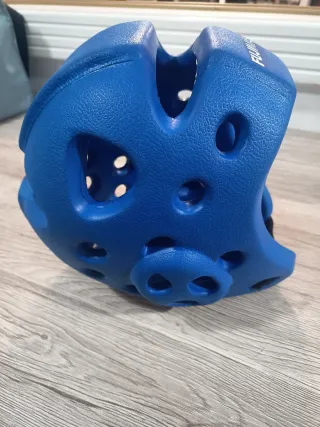 Casco Taekwondo Fujimae Azul y Rojo