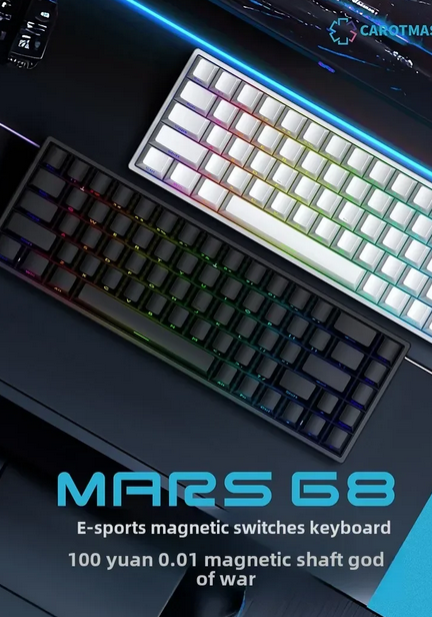 Teclado MARS68 PRO Inalámbrico Magnético